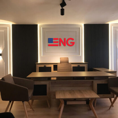 Antrasit MDF Slat Wall Panel - Image 3